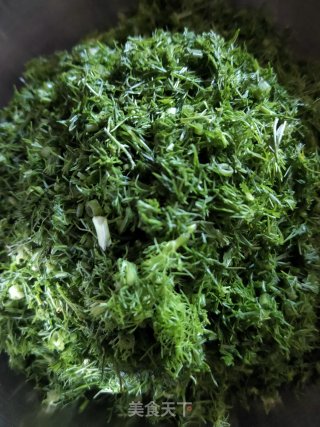 鸡蛋茴香素盒子的做法步骤：4