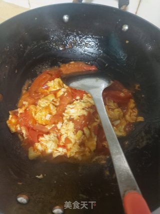 番茄炒鸡蛋的做法步骤：6