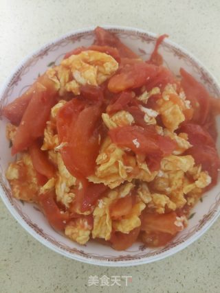 番茄炒鸡蛋的做法步骤：7