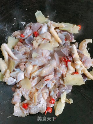 辣炒鸡肉的做法步骤：4