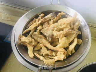 椒盐平菇的做法步骤：6