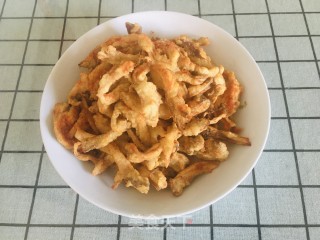 椒盐平菇的做法步骤：7