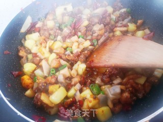 香辣鸡丁的做法步骤：8
