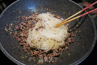 牛肉末蚂蚁上树的做法步骤：7