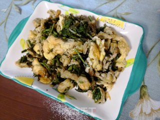 香椿炒鸡蛋的做法步骤：8