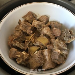 排骨蒸香芋的做法步骤：5