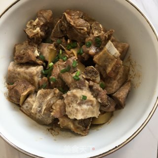排骨蒸香芋的做法步骤：6