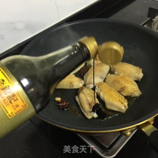红烧鸡中翅的做法步骤：4