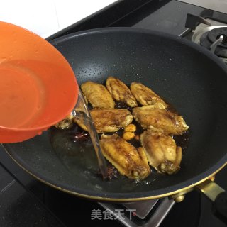 红烧鸡中翅的做法步骤：6