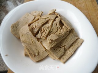 小葱拌豆腐干的做法步骤：5