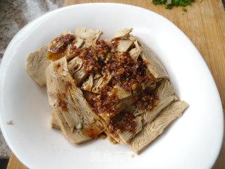 小葱拌豆腐干的做法步骤：6