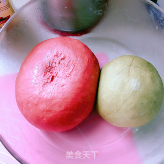 草莓????包子的做法步骤：5
