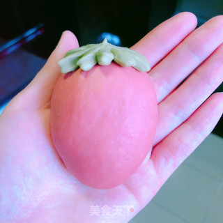 草莓????包子的做法步骤：13