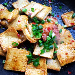 香辣老豆腐的做法步骤：10