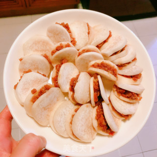 牛肉蒸鸡腿菇盒子的做法步骤：5