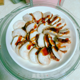 牛肉蒸鸡腿菇盒子的做法步骤：7