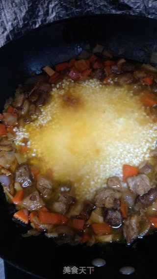 羊肉手抓饭。的做法步骤：4