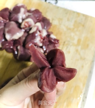 炸鸭心#肉菜#的做法步骤：3