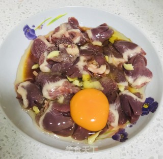 炸鸭心#肉菜#的做法步骤：5