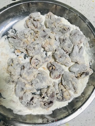 炸鸭心#肉菜#的做法步骤：8