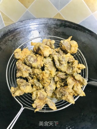 炸鸭心#肉菜#的做法步骤：11