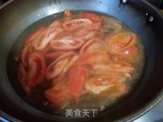 番茄鸡蛋面的做法步骤：6