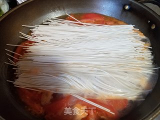 番茄鸡蛋面的做法步骤：7