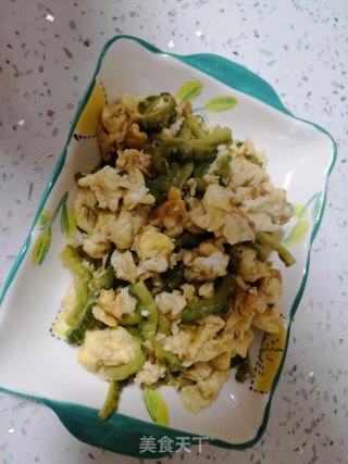 苦瓜煎蛋的做法步骤：6