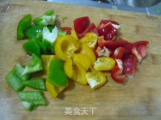 彩椒鸡丁的做法步骤：3