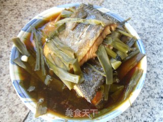 葱姜油泚咸鱼的做法步骤：8
