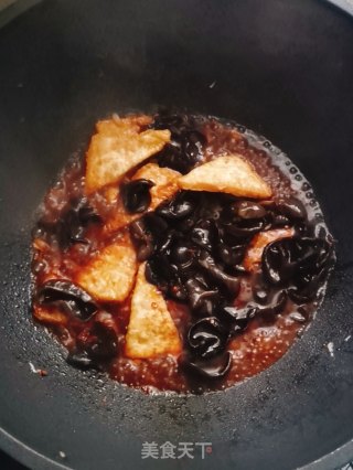 木耳烧豆腐的做法步骤：7