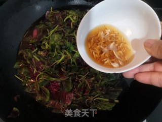 春日蒜香虾皮红苋的做法步骤：12