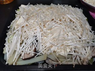 独家蔬菜烤鱼的做法步骤：7