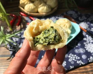 苜蓿鸡肉包子的做法步骤：18