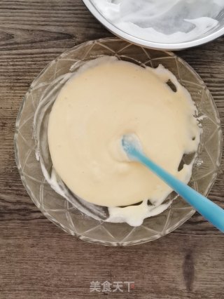 芋泥肉松麻薯盒子蛋糕的做法步骤：5
