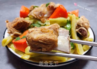 #肉菜#排骨炖芸豆的做法步骤：12