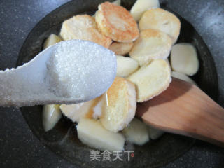 圆素鸡烧洋芋艿的做法步骤：8