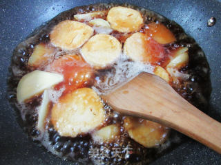 圆素鸡烧洋芋艿的做法步骤：9