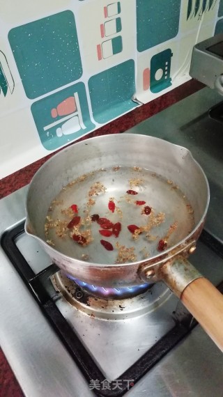 桂花枸杞冻的做法步骤：3