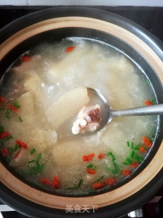 净心竹荪莲子排骨汤的做法步骤：12