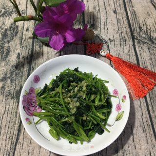蒜蓉蕃薯叶的做法步骤：7