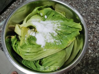 炒芥菜的做法步骤：2