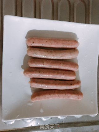 烤肠的做法步骤：1