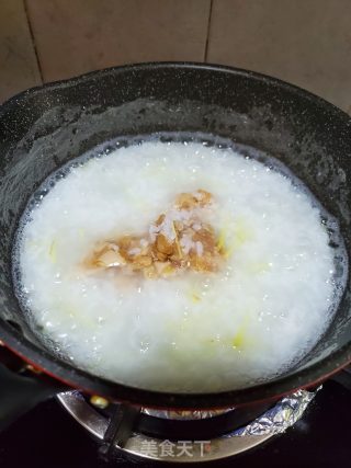 姜丝鸡粒粥的做法步骤：7