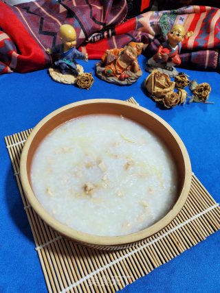 姜丝鸡粒粥的做法步骤：10