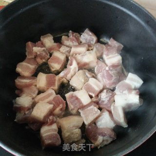 家庭版红烧肉的做法步骤：5