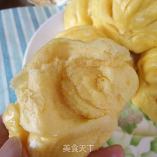 南瓜千层花卷的做法步骤：13