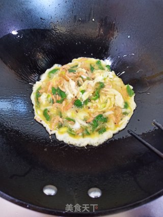 鸡蛋磷虾炒辣椒的做法步骤：6