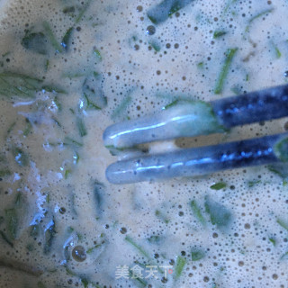水芹菜荞麦饼的做法步骤：6