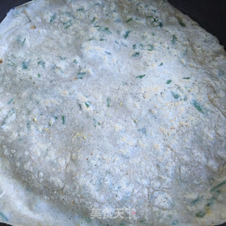 水芹菜荞麦饼的做法步骤：8